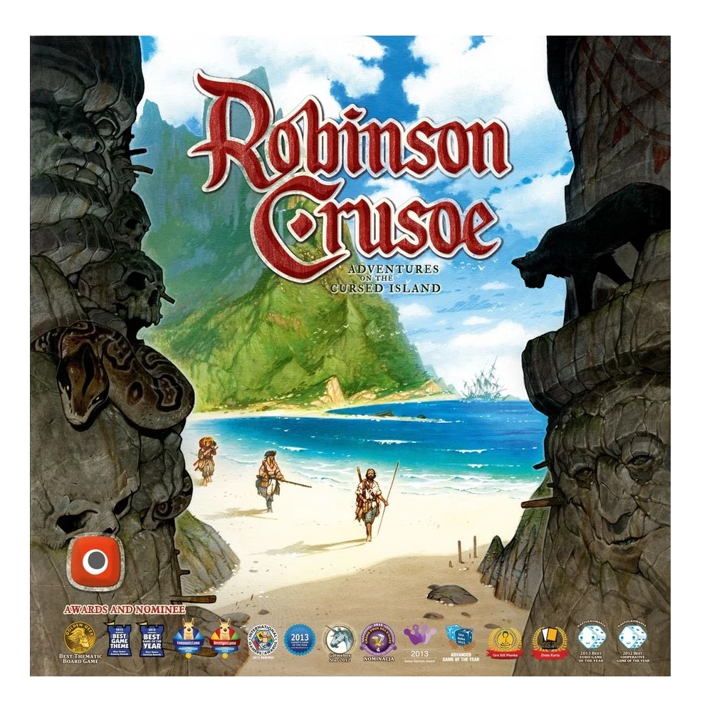 sticky Robinson Crusoe: Adventures On The Cursed Island társasjáték, angol