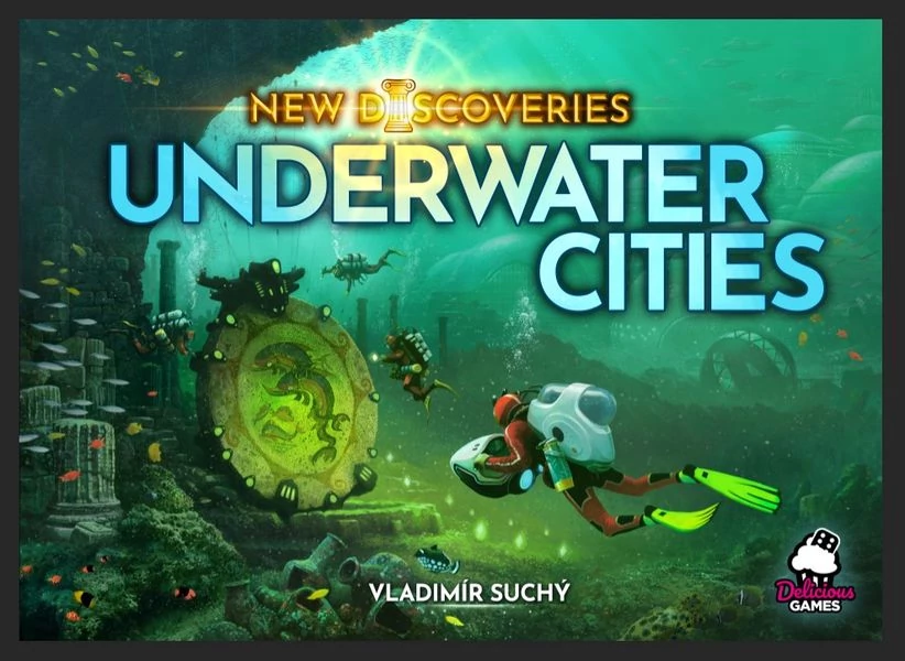 sticky Underwater Cities társasjáték New Discoveries kiegészítő, angol nyelvű