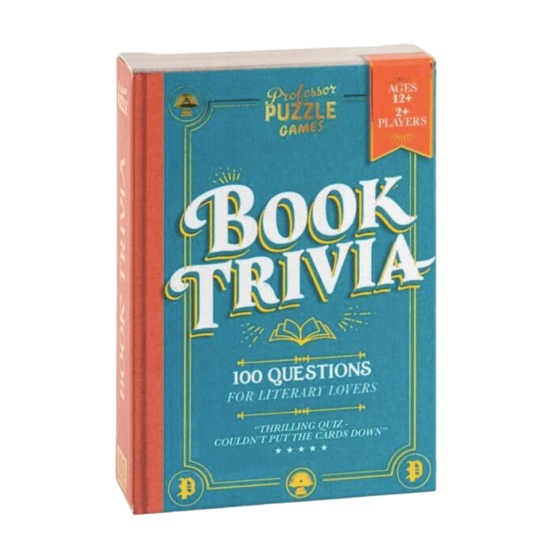 sticky Book Trivia társasjáték, angol nyelvű