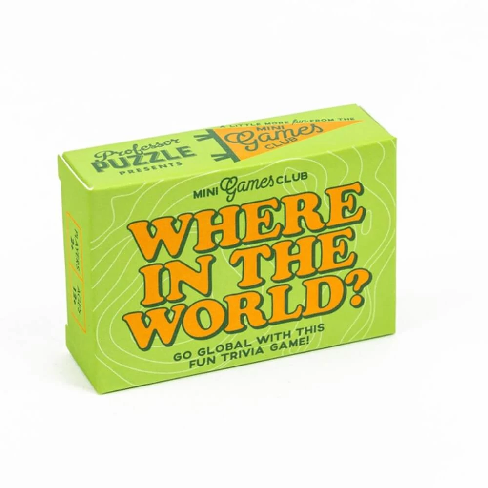 sticky PP Matchbox angol nyelvű kártyajáték -Where in the world