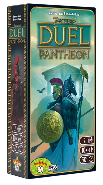 sticky 7 Wonders Duel társasjáték Pantheon kiegészítő, angol nyelvű