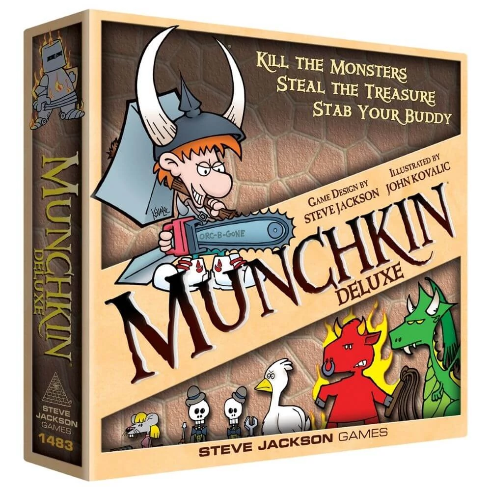 sticky Munchkin Deluxe társasjáték, angol nyelvű