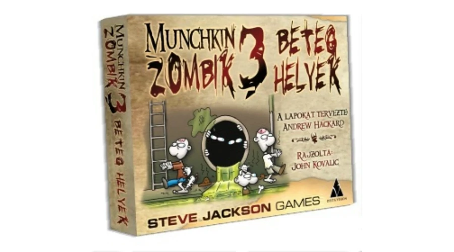 sticky Munchkin Zombik kiegészítő 3. – Beteg helyek