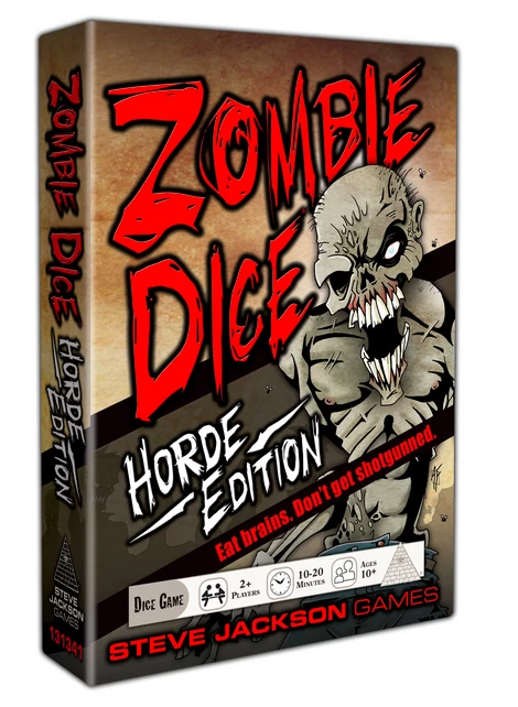 sticky Zombie Dice Horde Edition társasjáték, angol nyelvű