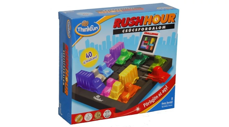 sticky Thinkfun Rush Hour - Csúcsforgalom társasjáték - magyar kiadás