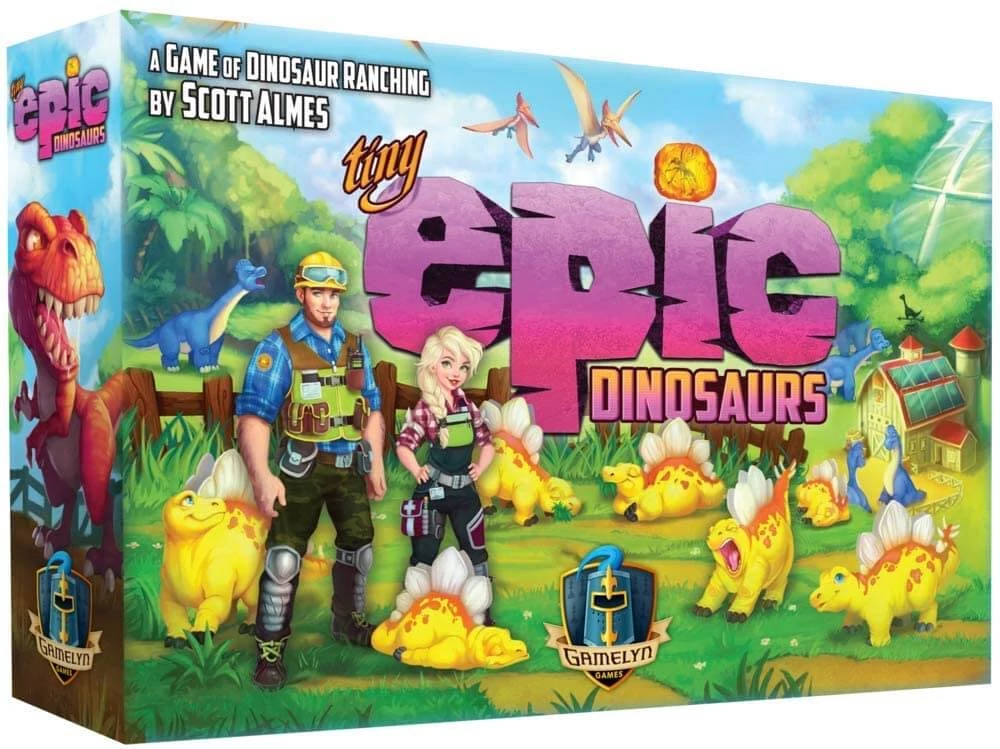 sticky Tiny Epic Dinosaurs társasjáték, angol nyelvű