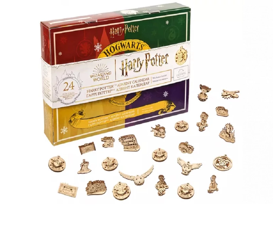 sticky UGEARS Harry Potter™ Adventi Kalendárium modell