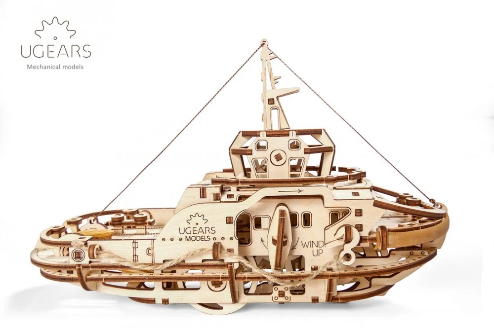 sticky UGEARS Vontatóhajó - mechanikus modell