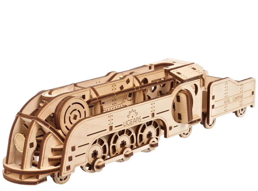 sticky UGEARS Mini vonat - mechanikus modell