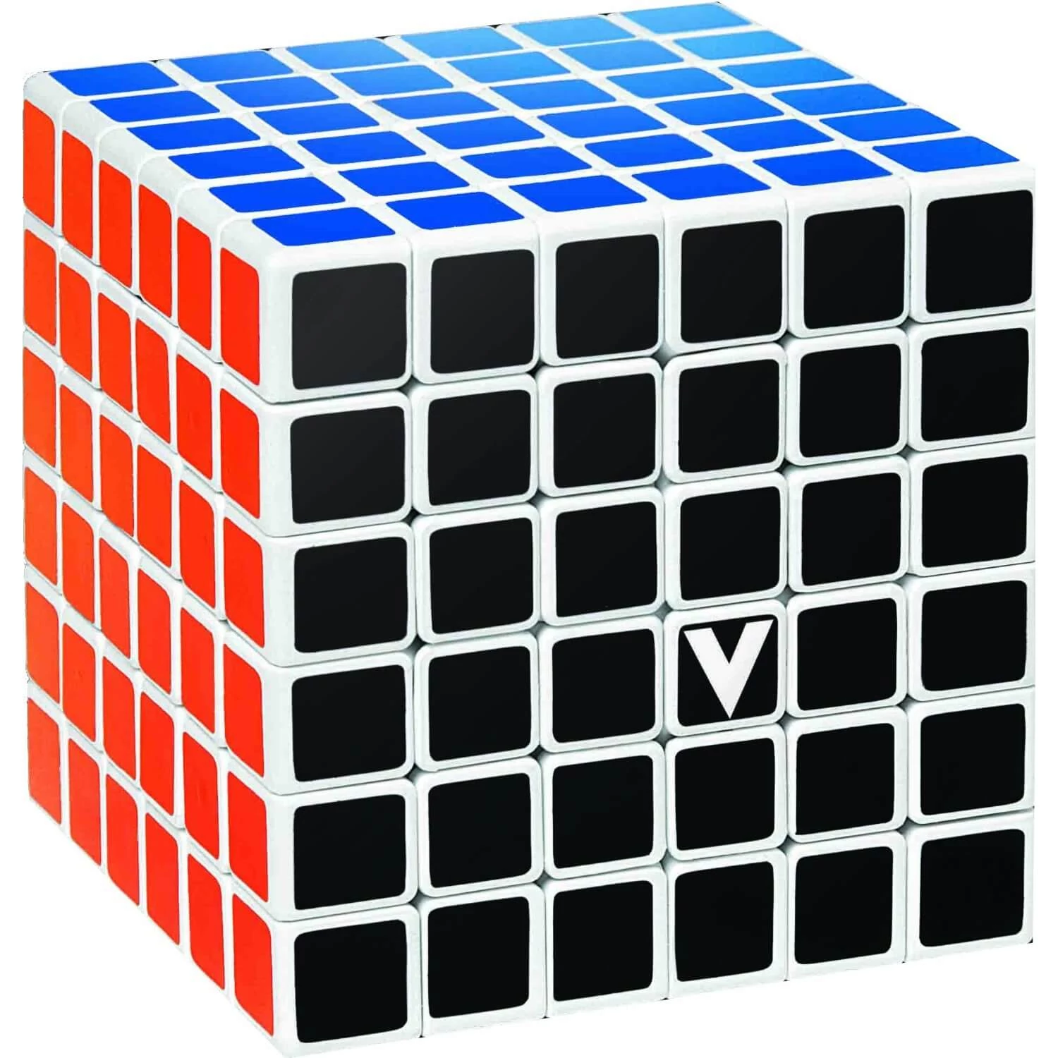 sticky V-Cube 6x6 versenykocka, egyenes, fehér