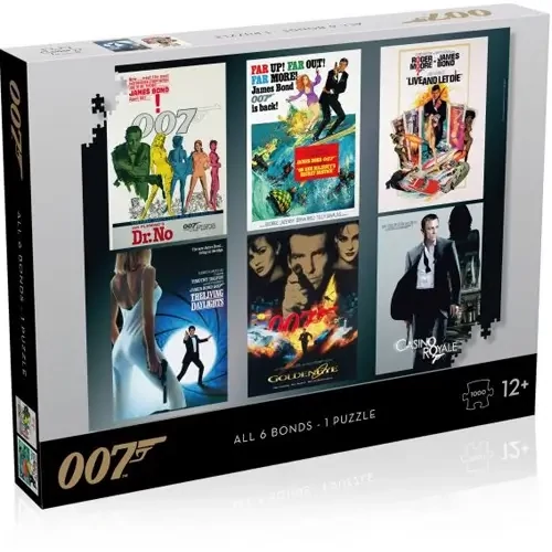 sticky 007 James Bond Actor debut 1000 db puzzle