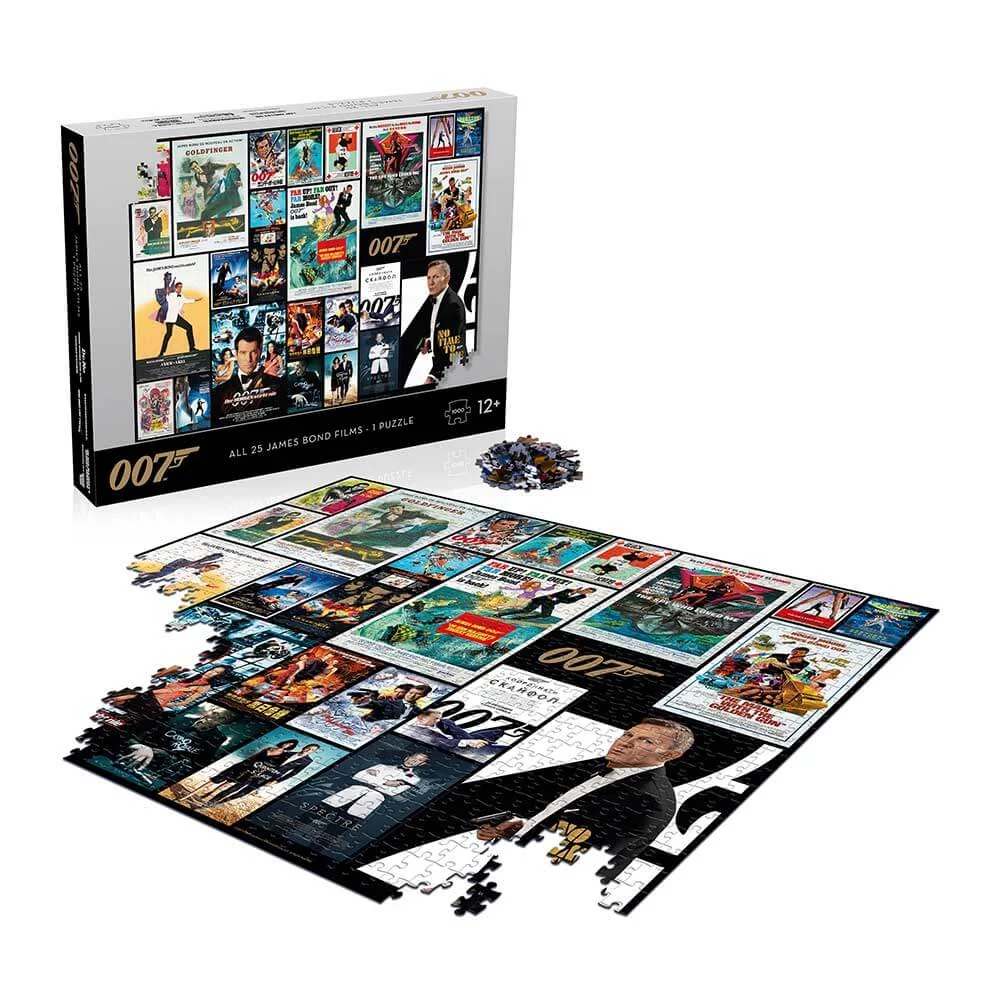 sticky 007 James Bond Movie poster 1000 db puzzle