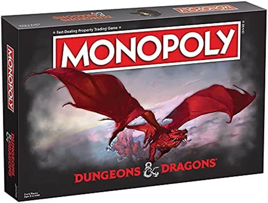 sticky Monopoly - Dungeons and Dragons, angol nyelvű