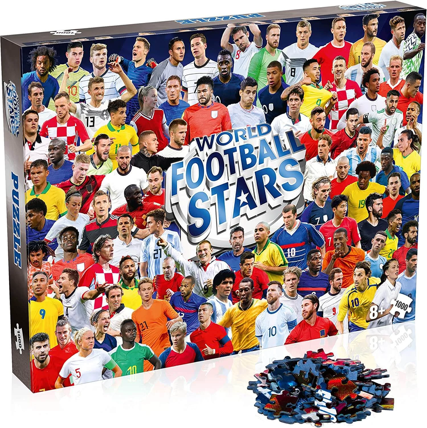 sticky World Football Stars 1000 db puzzle