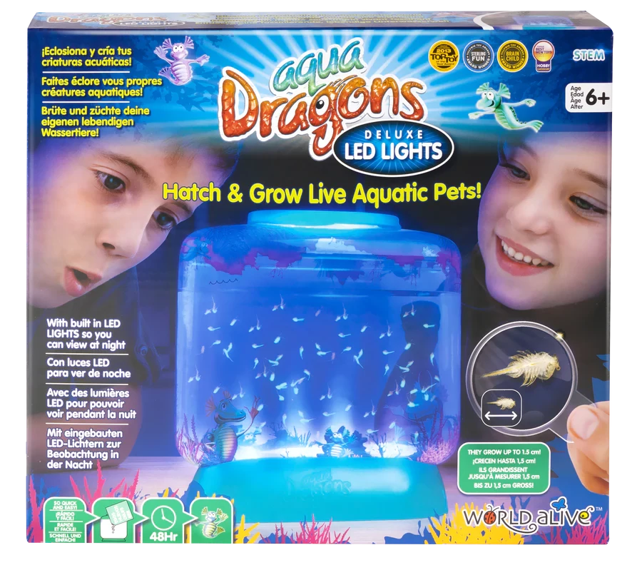 sticky Aqua Dragons Vízalatti Élővilág - LED Világítással