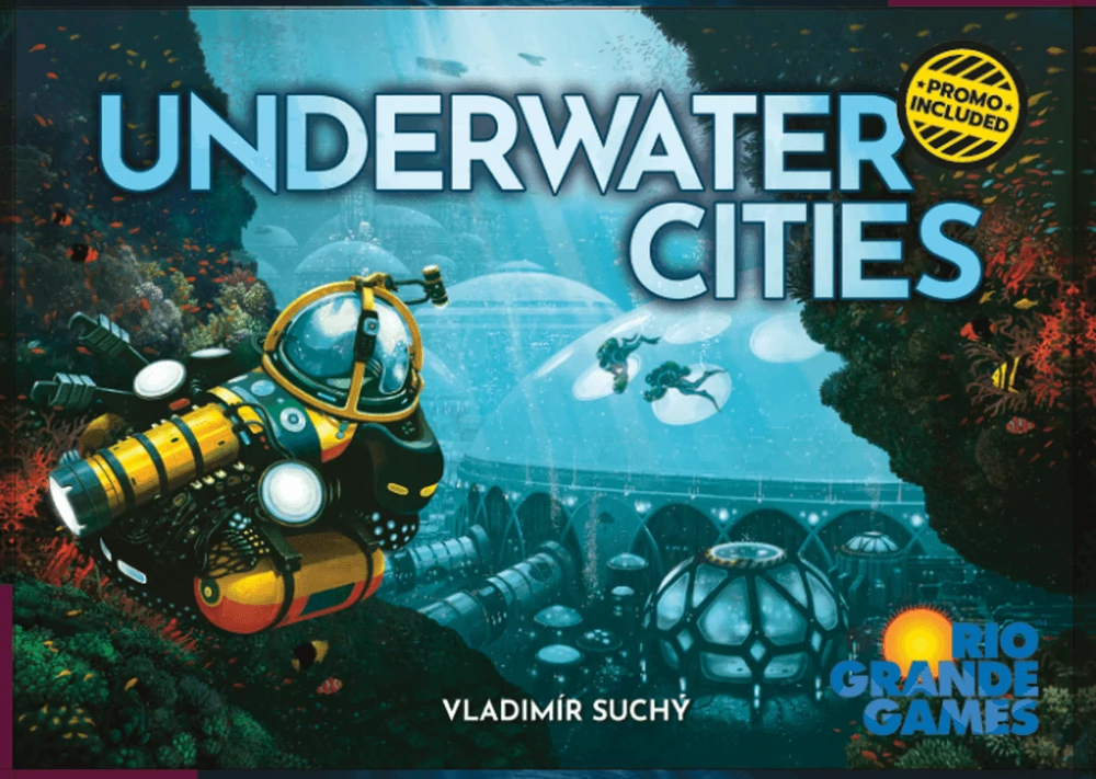 sticky Underwater Cities társasjáték, angol nyelvű