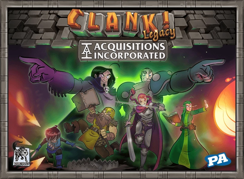 sticky Clank! Legacy Acquisitions Incorporated társasjáték, angol nyelvű